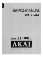 Akai AP-001-001-C-Service-Manual 